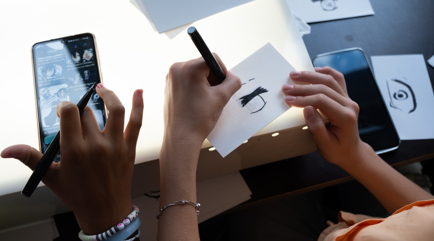 Trickfilm, Hände, Zeichnungen