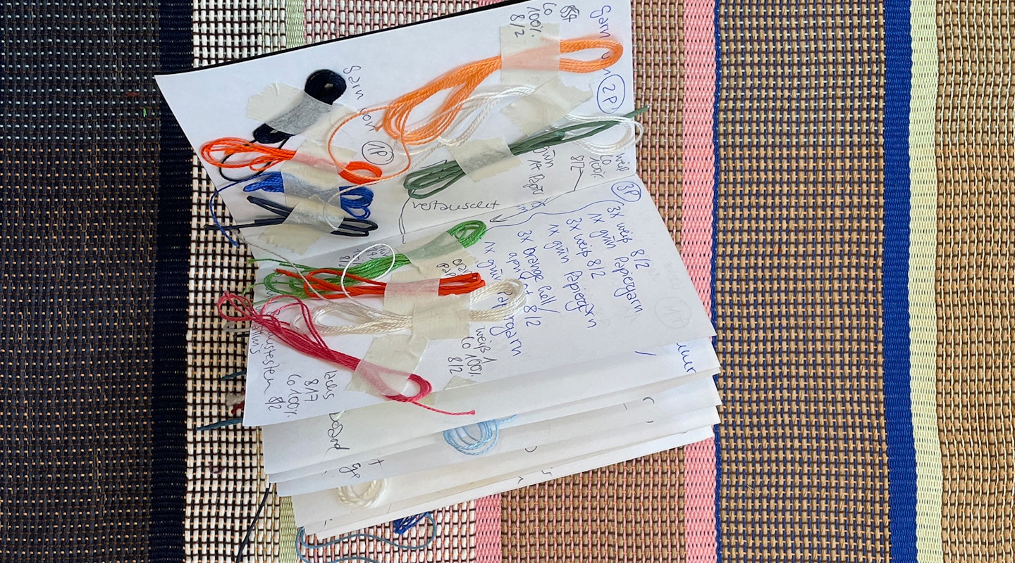 Agathe Kern Gewebe und Arbeitsbuch