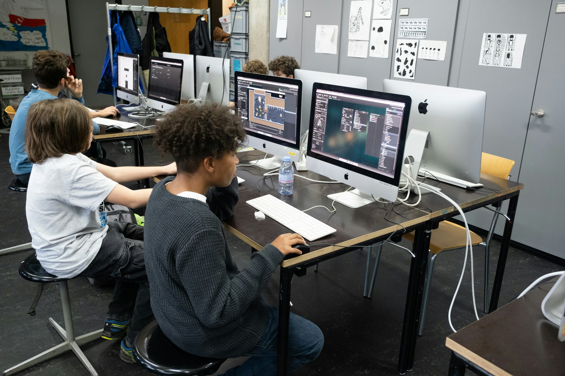 Bild aus dem Unterricht Game Design