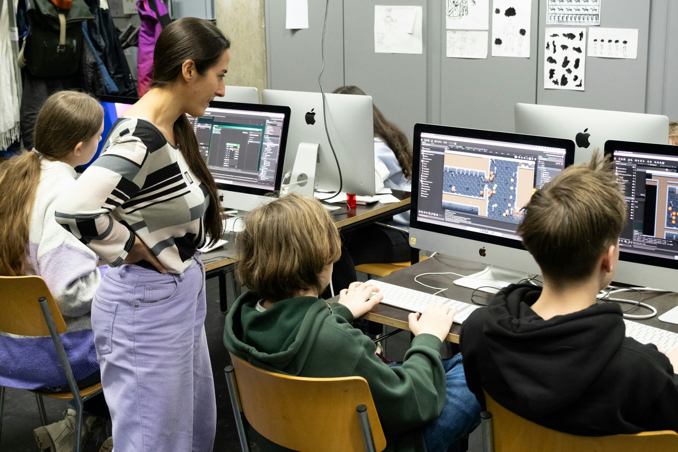 Bild aus dem Unterricht Game Design