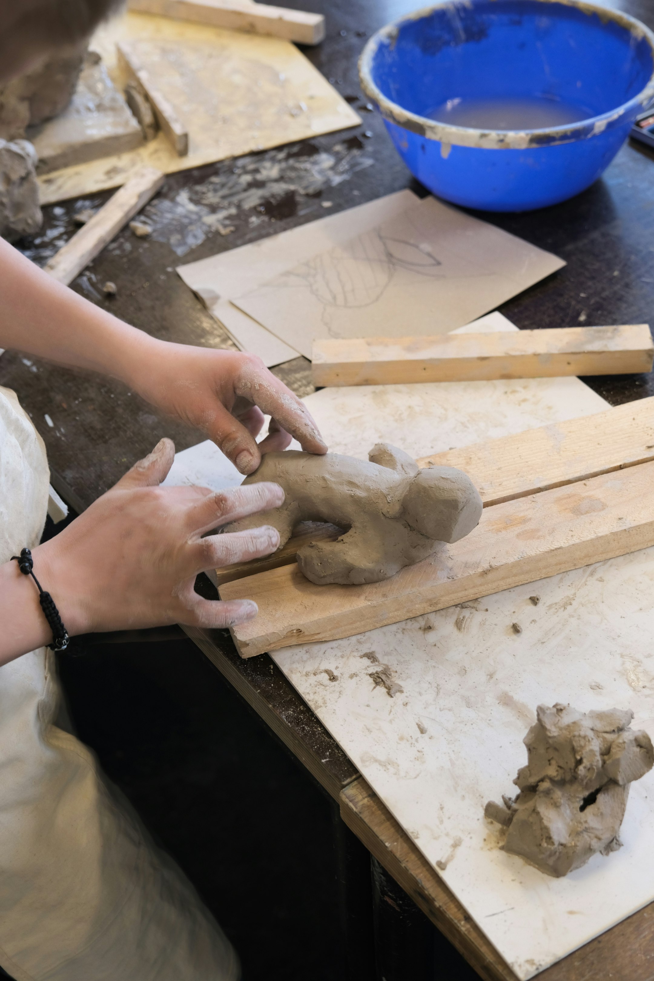 Bild aus dem Unterricht Baulabor