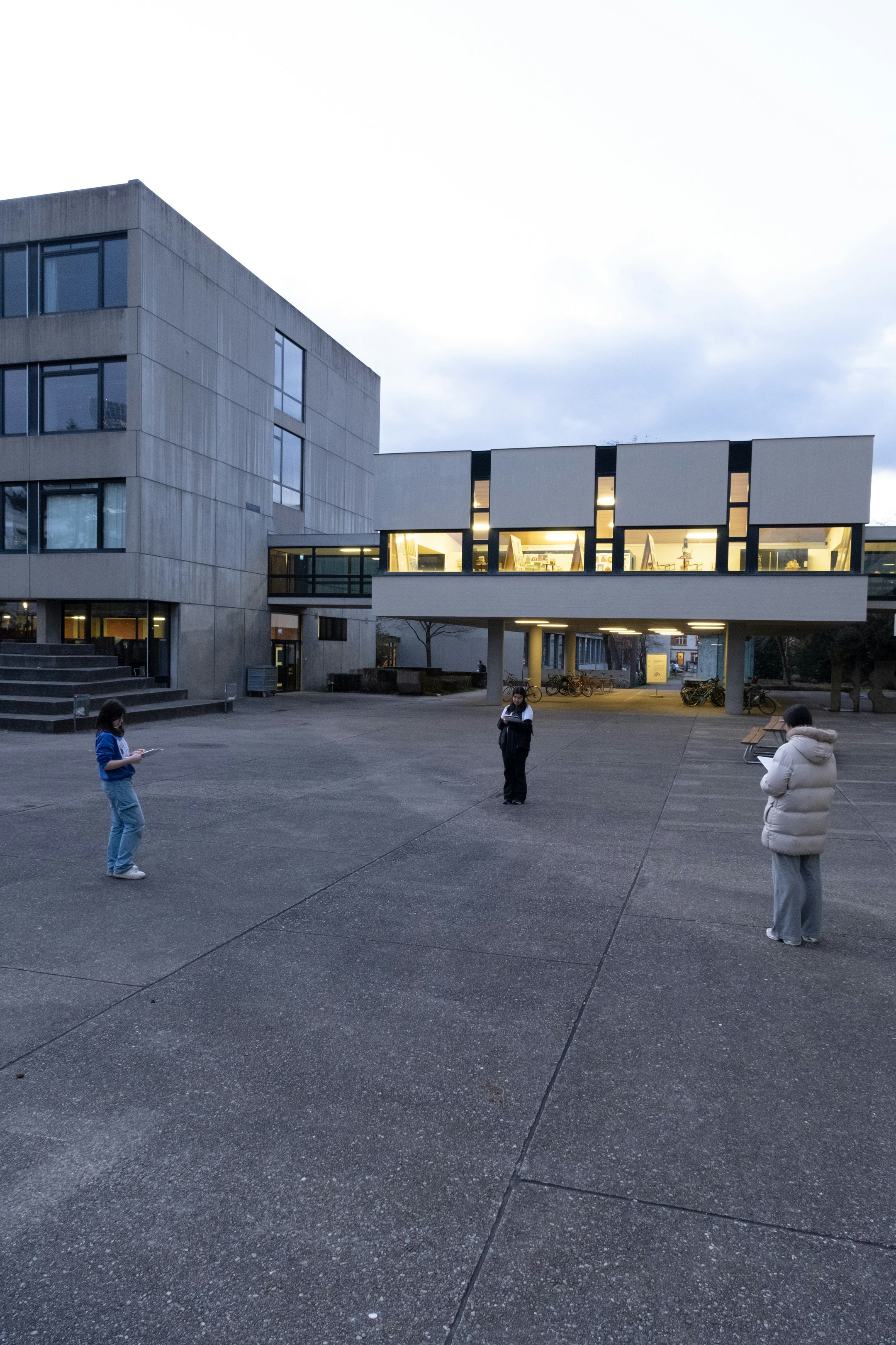 Bild aus dem Unterricht Zeichnen