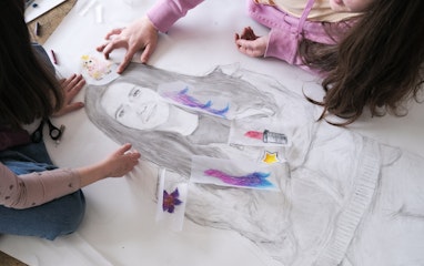 Bild aus dem Unterricht Zeichenatelier