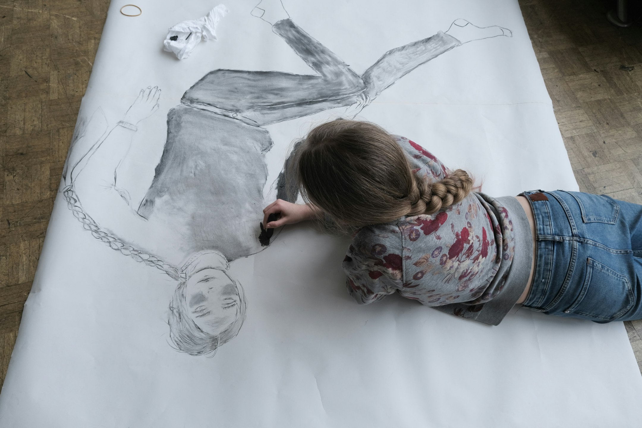 Bild aus dem Unterricht Zeichenatelier