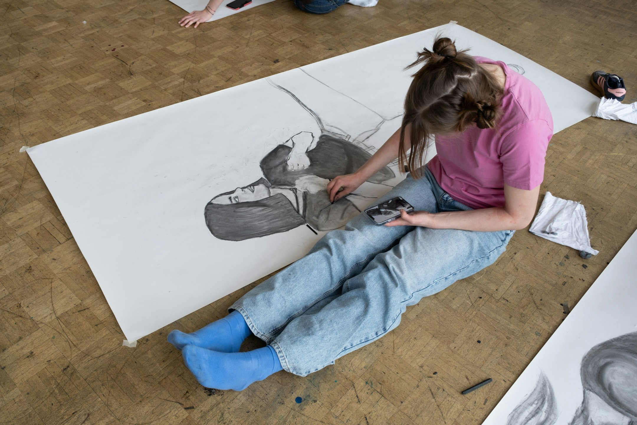 Bild aus dem Unterricht Zeichenatelier