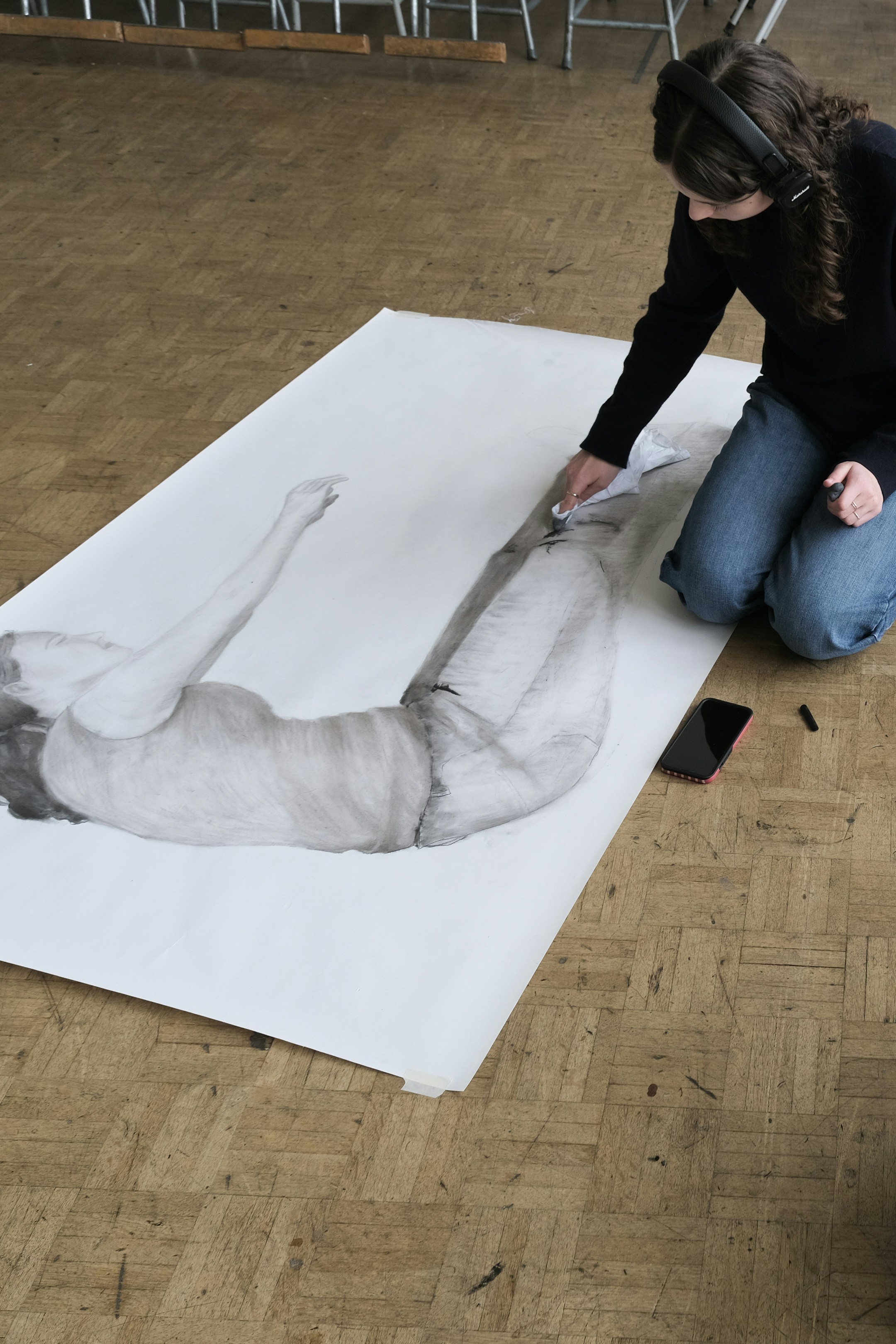 Bild aus dem Unterricht Zeichenatelier