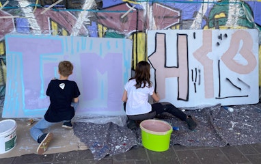 Bild aus dem Unterricht Graffiti