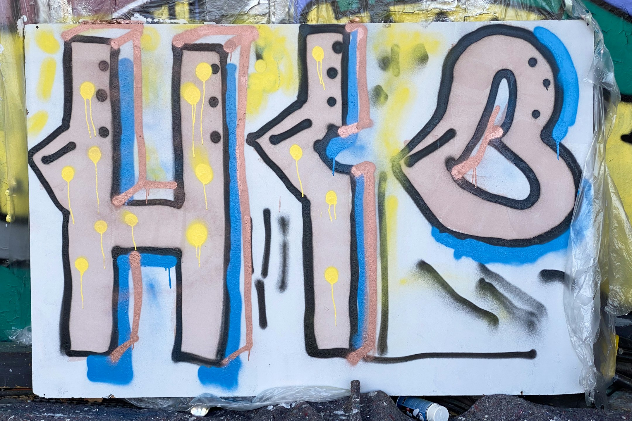 Bild aus dem Unterricht Graffiti
