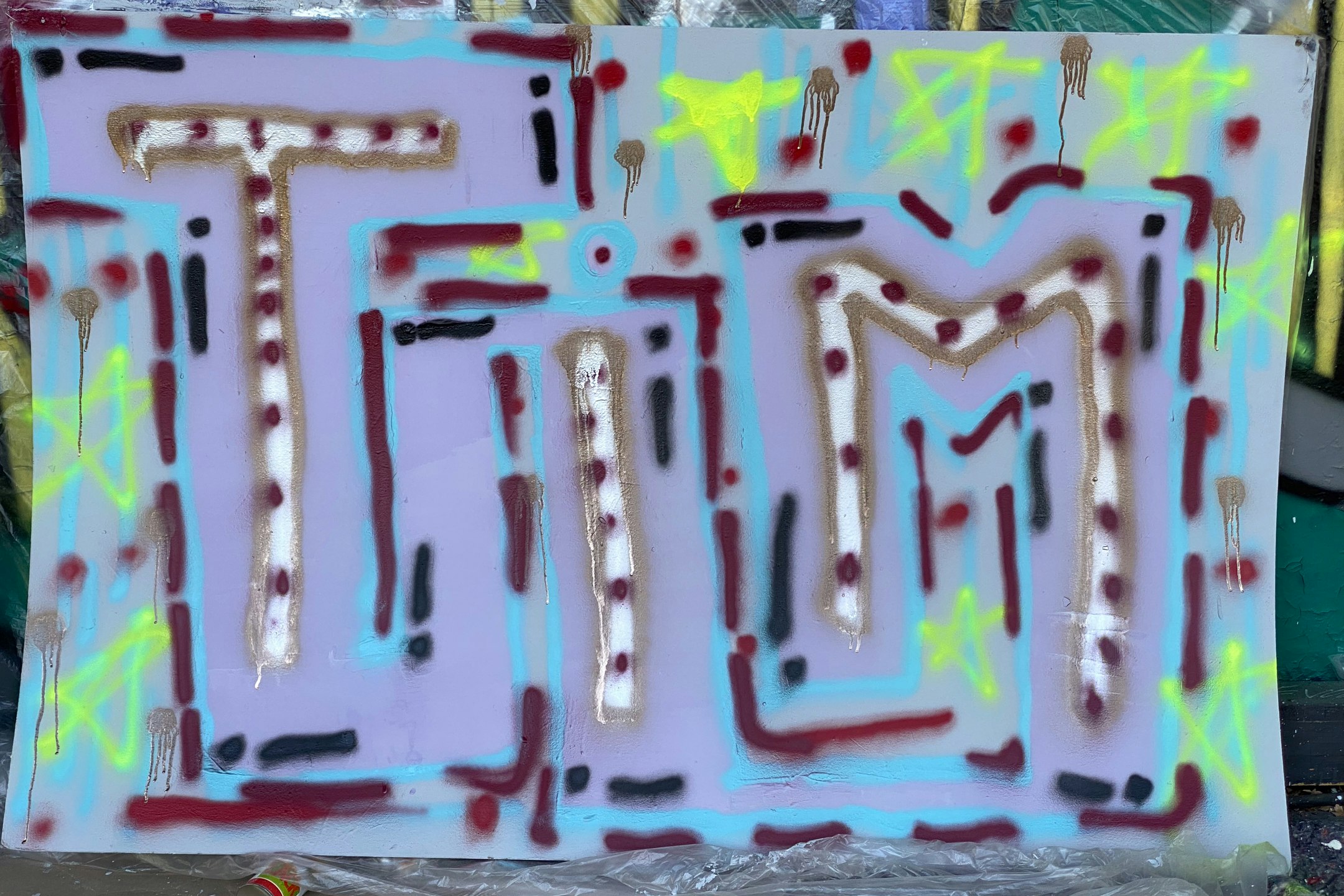 Bild aus dem Unterricht Graffiti