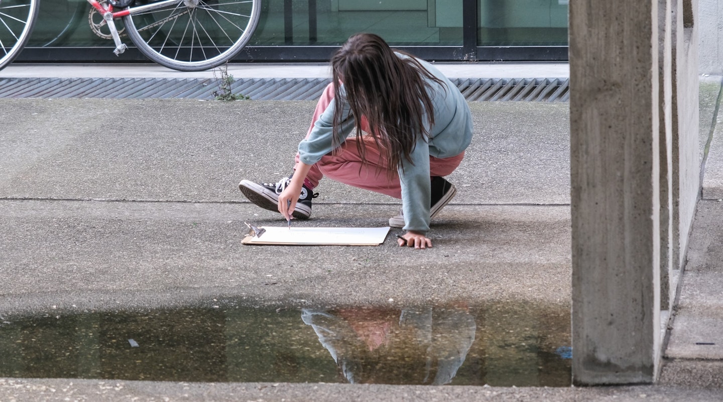 Kind am Zeichnen Kind am Zeichnen