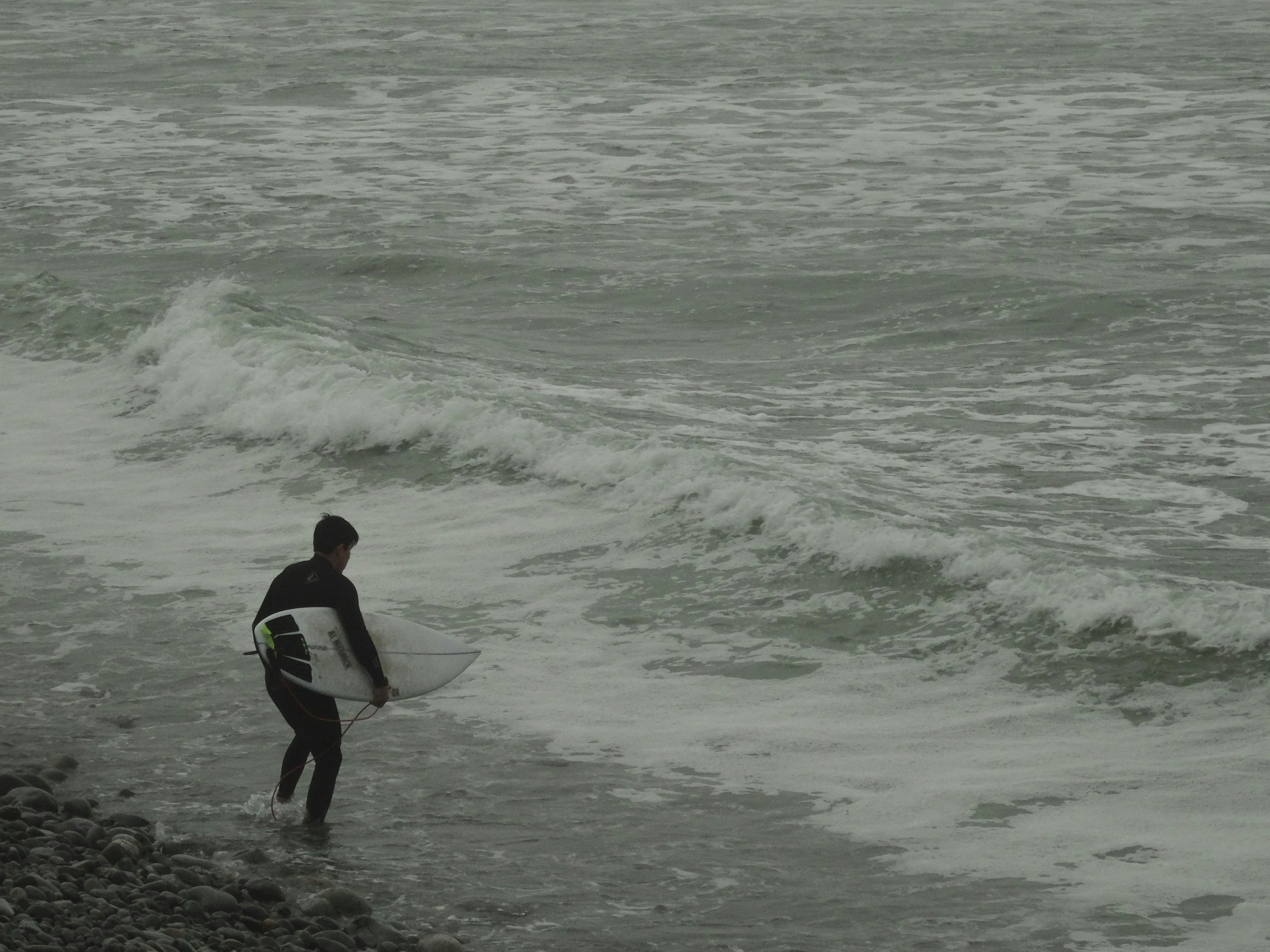 Surfer iim Meer