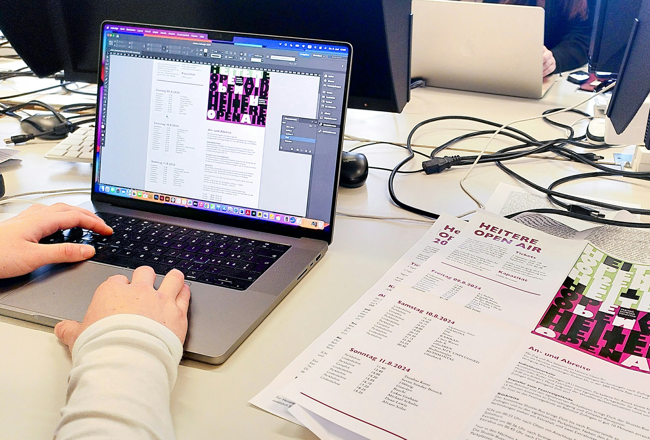 Tamara Fischer Einblick Blocktage Typografie, Polygraf:in EFZ