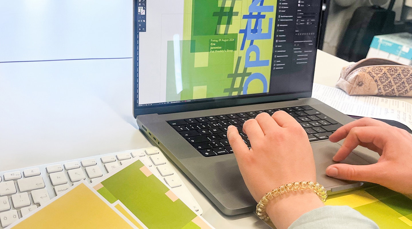 Tamara Fischer Einblick Blocktage Typografie, Polygraf:in EFZ