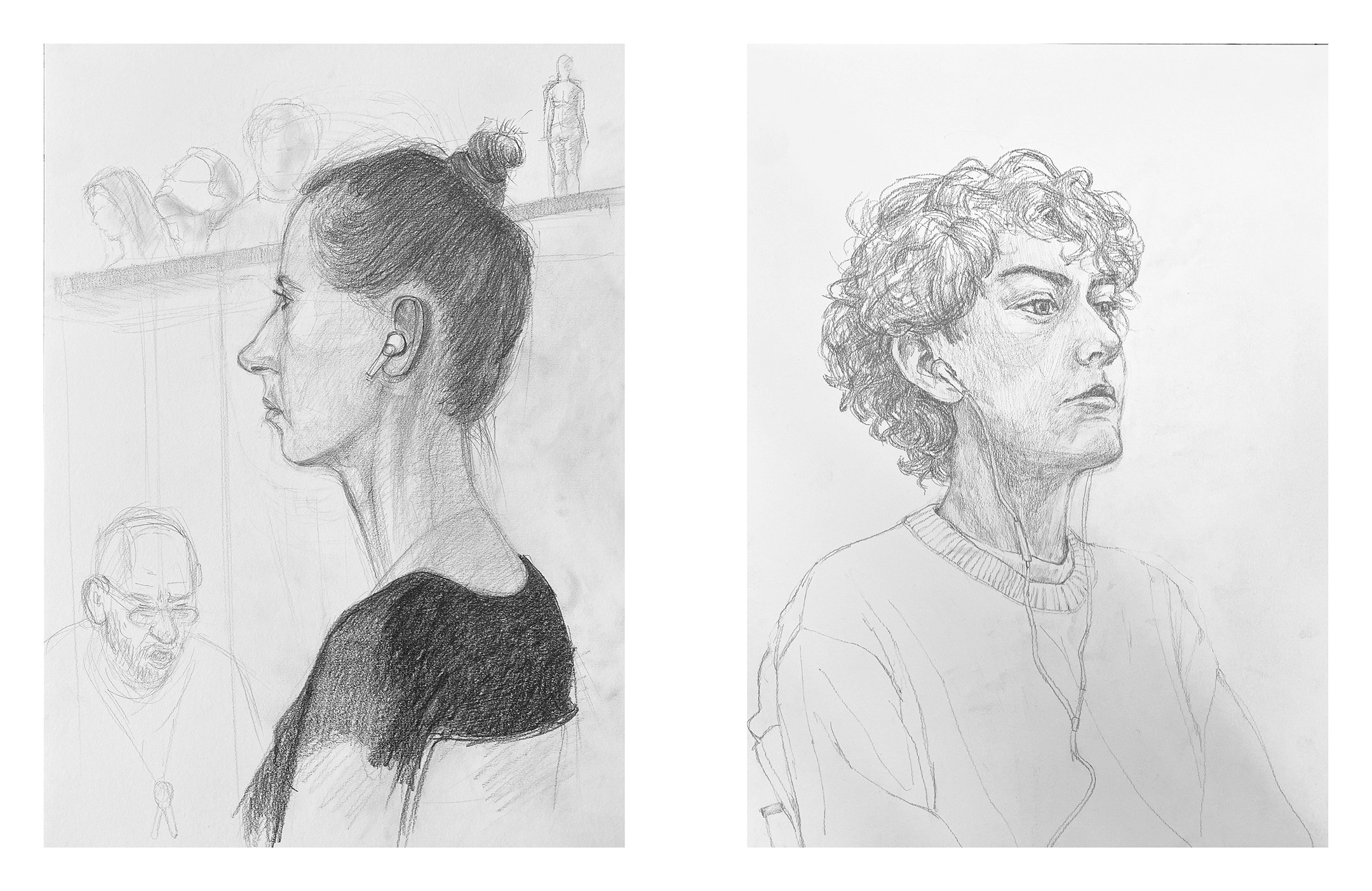 Portraits Zeichnungen