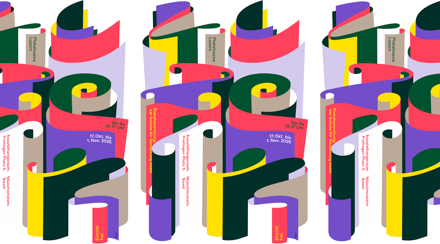 Ausstellungsplakat «Plakatszene Luzern»