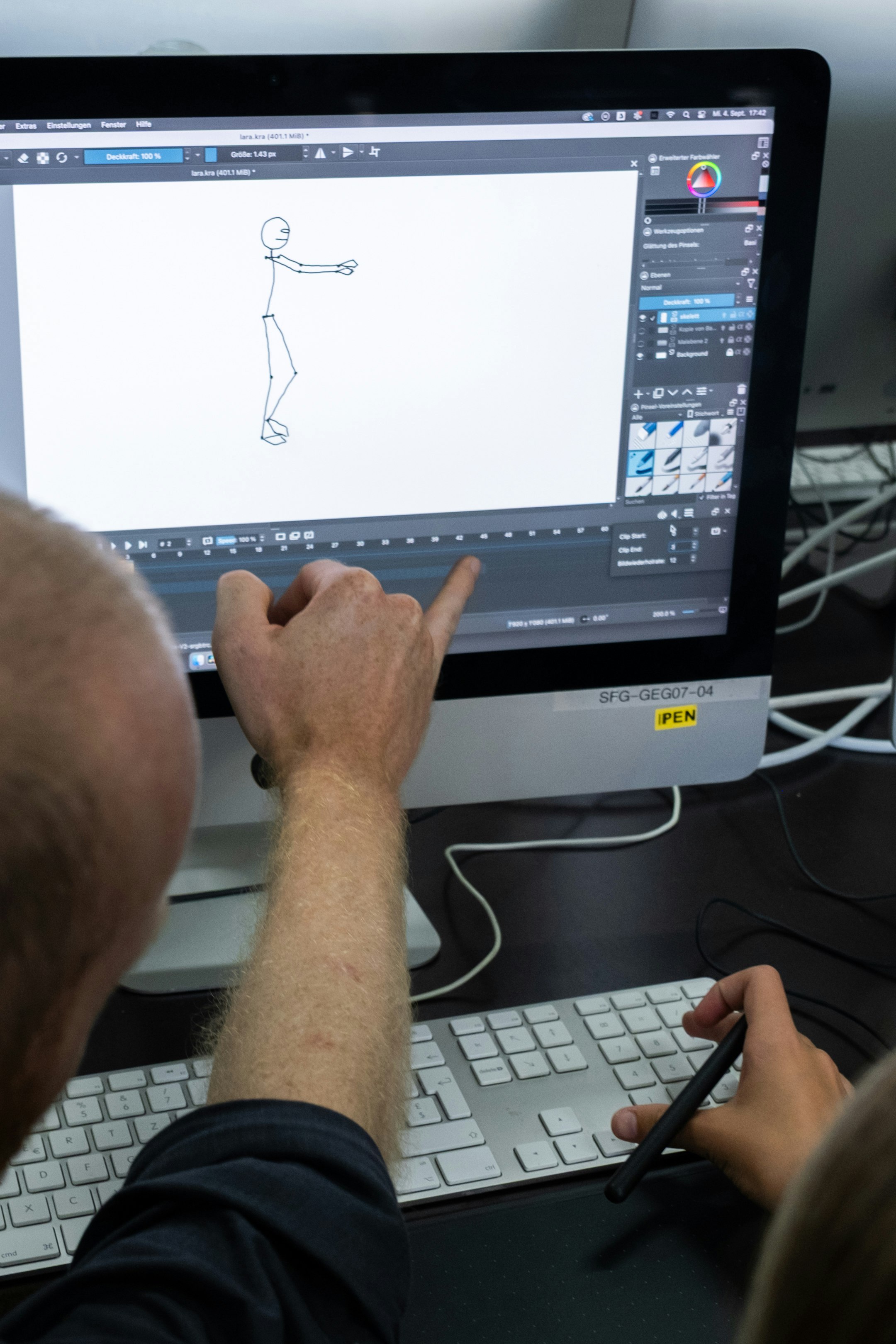 Unterricht im Kurs Studio Animation