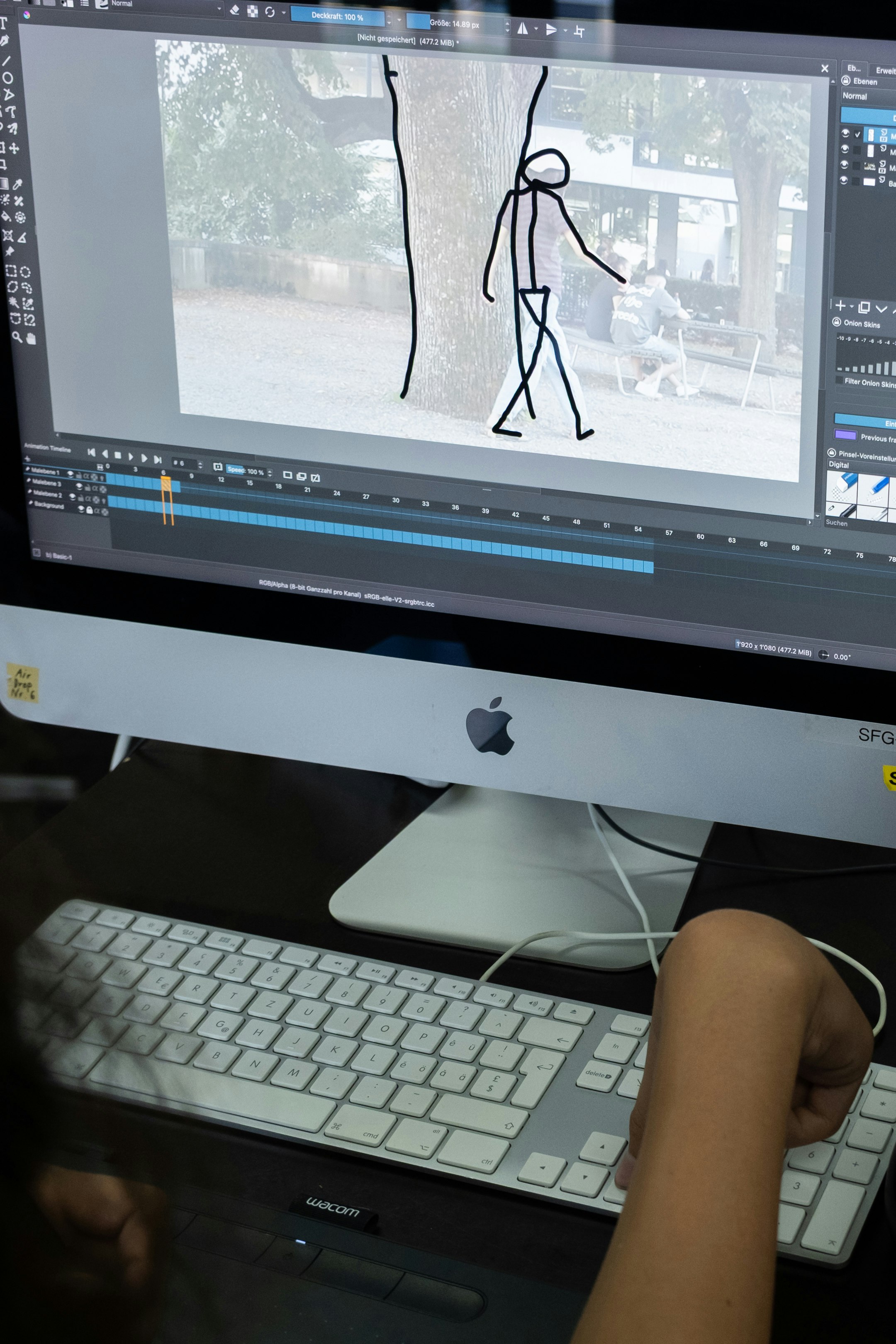Unterricht im Kurs Studio Animation