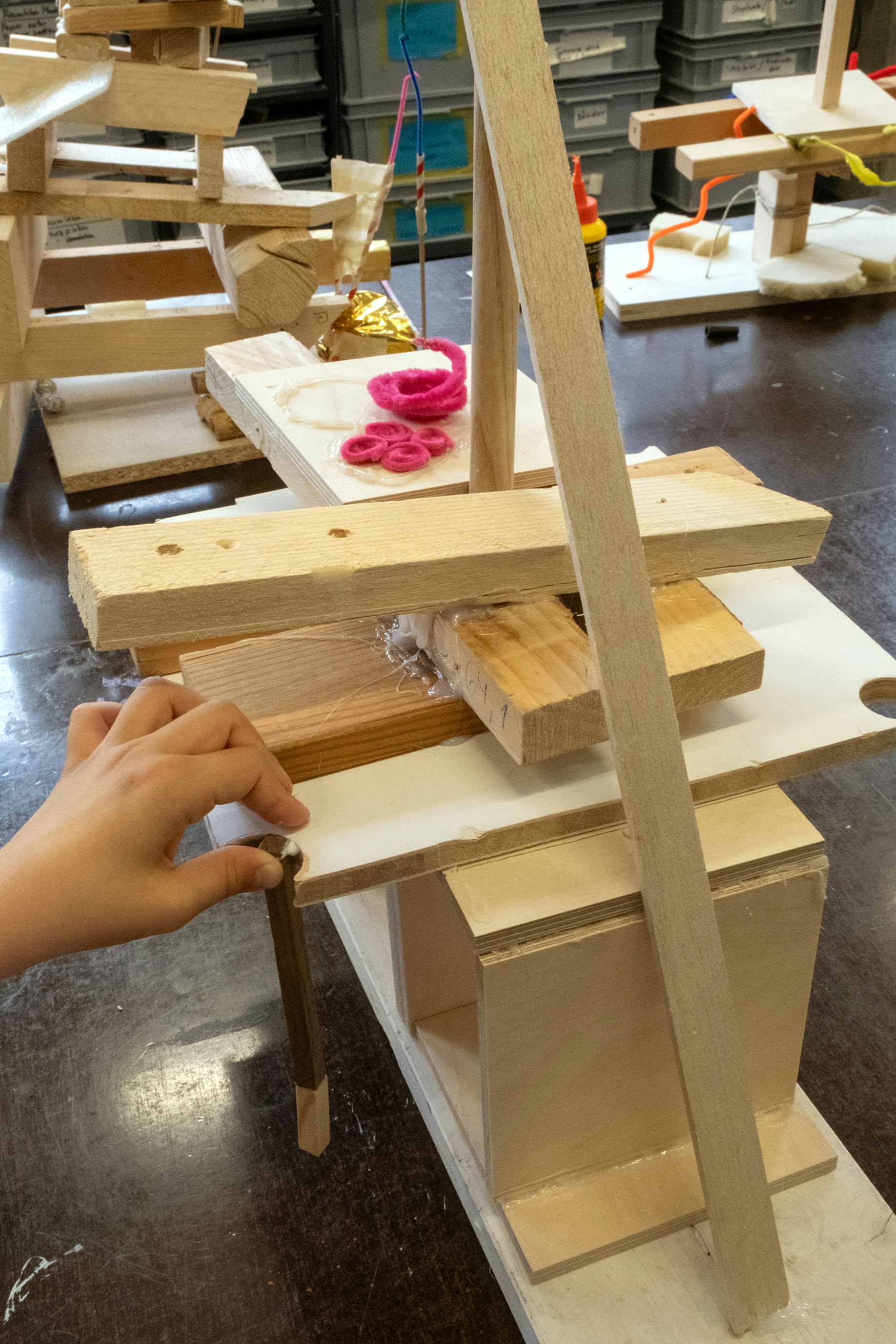 Unterricht im Kurs Baulabor, K'Werk Bildschule bis 16