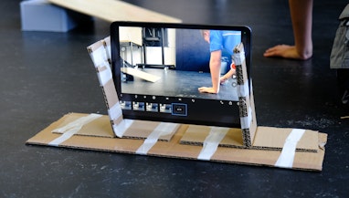 Unterricht im Kurs Trickfilm/Animation