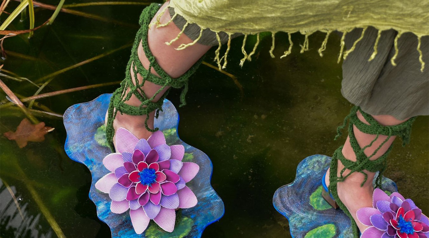 Fotografie Blumenschuhe