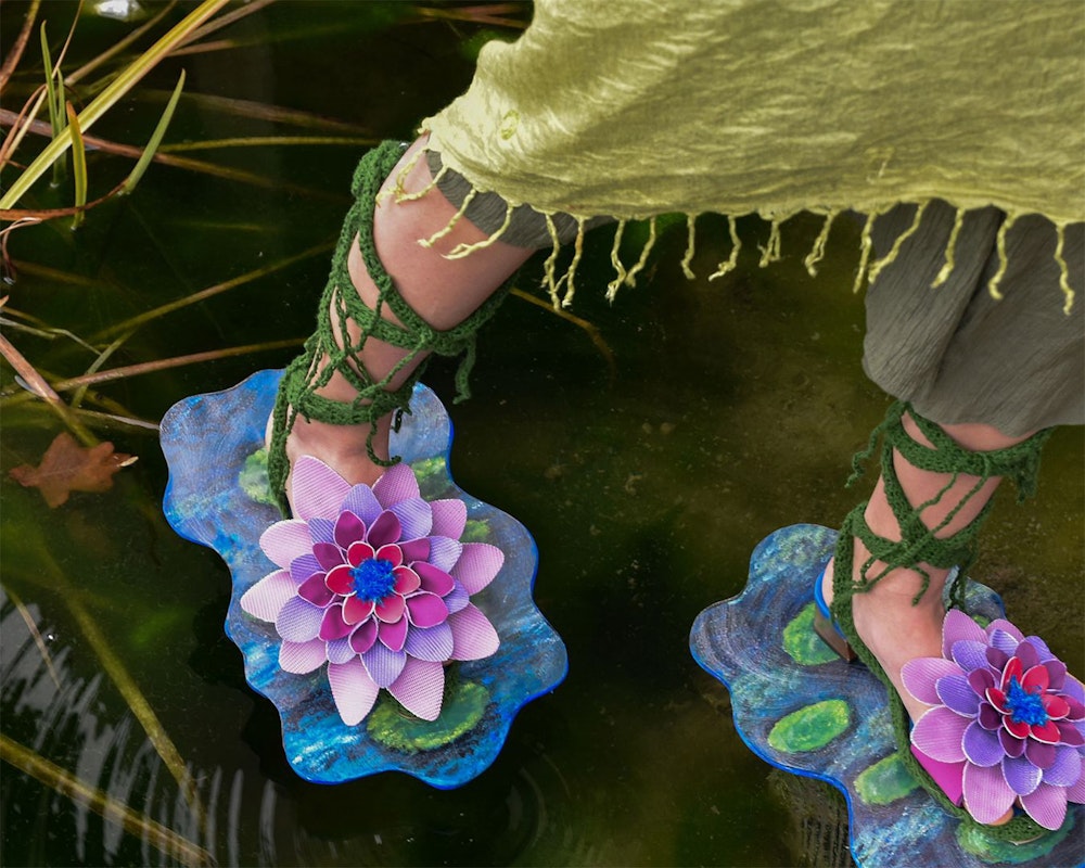 Fotografie Blumenschuhe