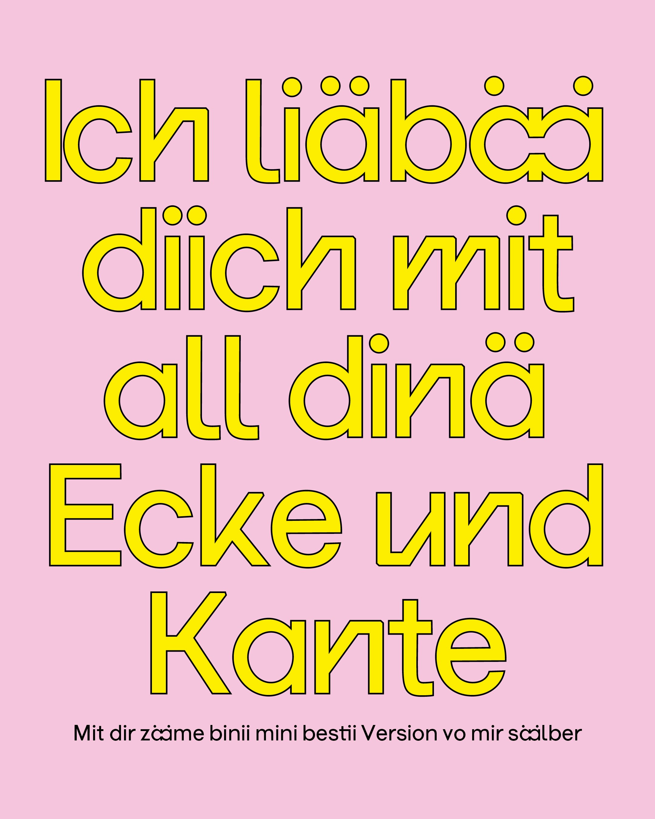 HF VG Einblick Type Design