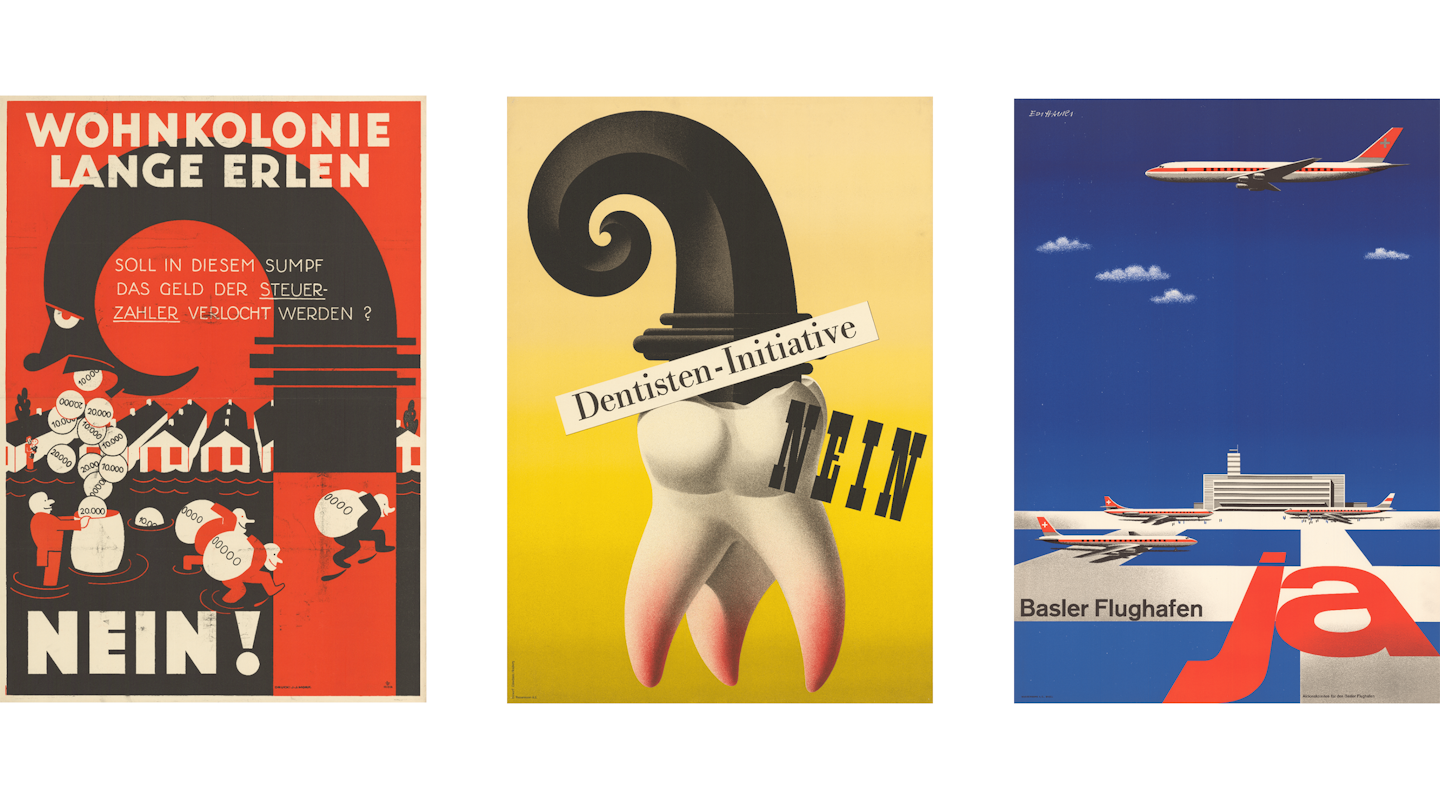 Abstimmungsplakate Basel