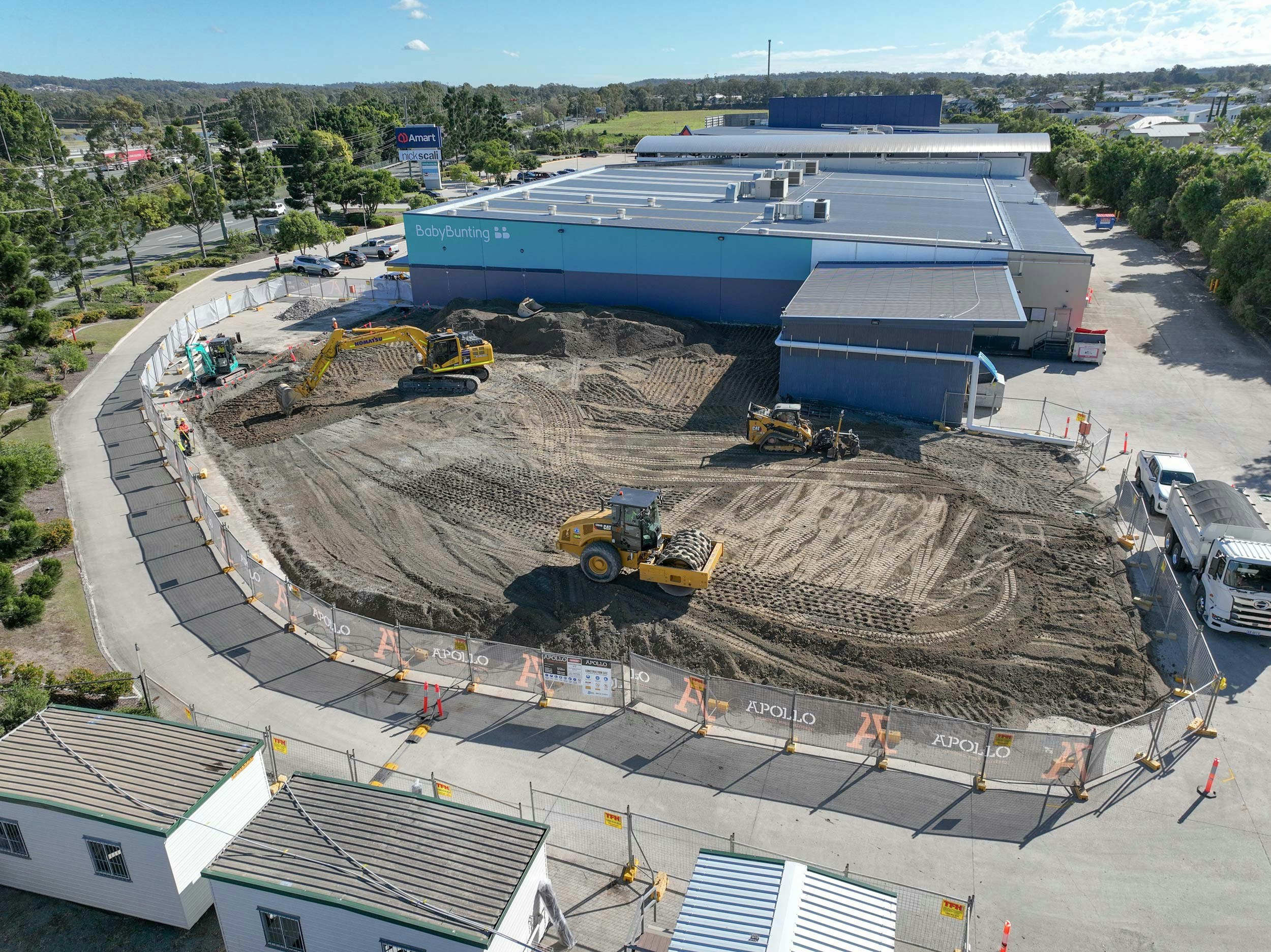Onsite earthworks completed at our Helensvale Extension project