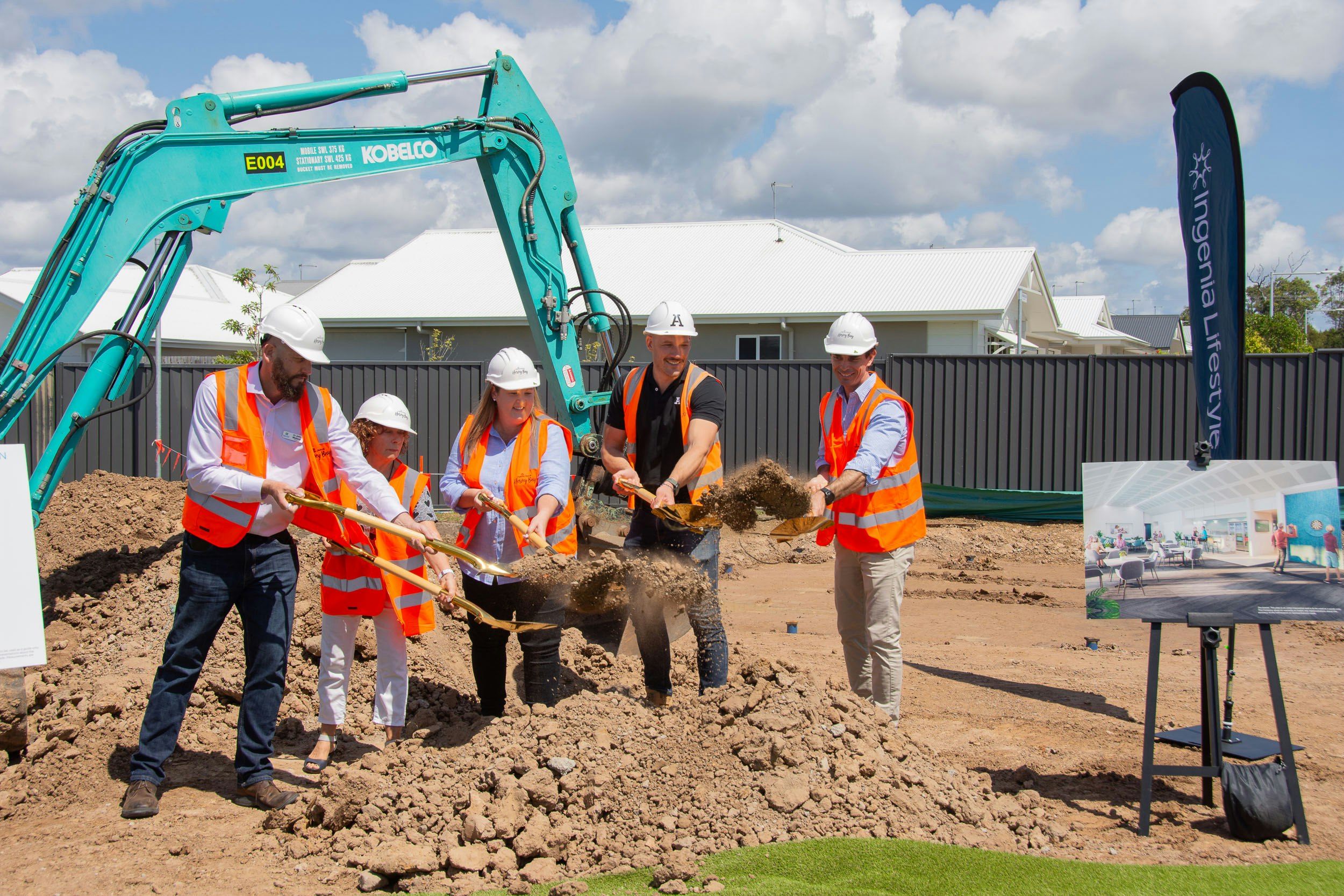 Sod Turn at The Pavilion, Ingenia Lifestyle, Hervey Bay