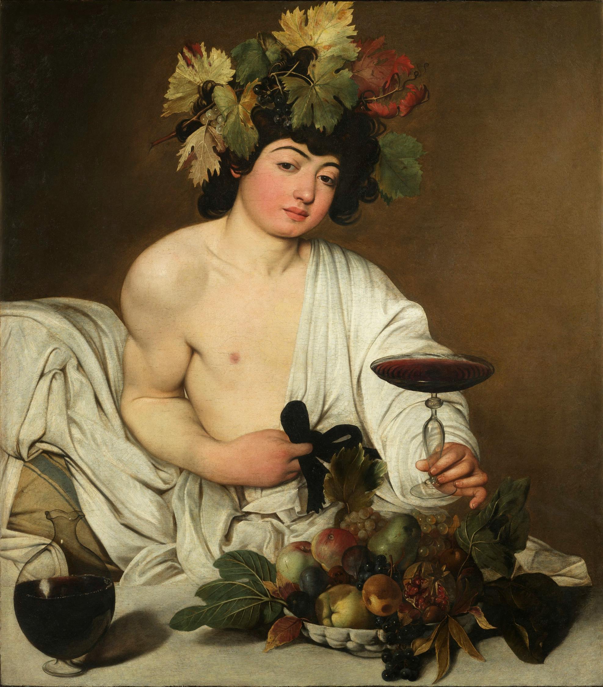 Bacchus (1596) by Caravaggio