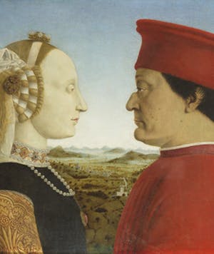 The Duke and Duchess of Urbino Federico da Montefeltro and Battista Sforza