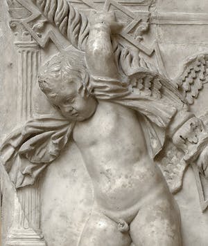 Putto with Lightning Bolt