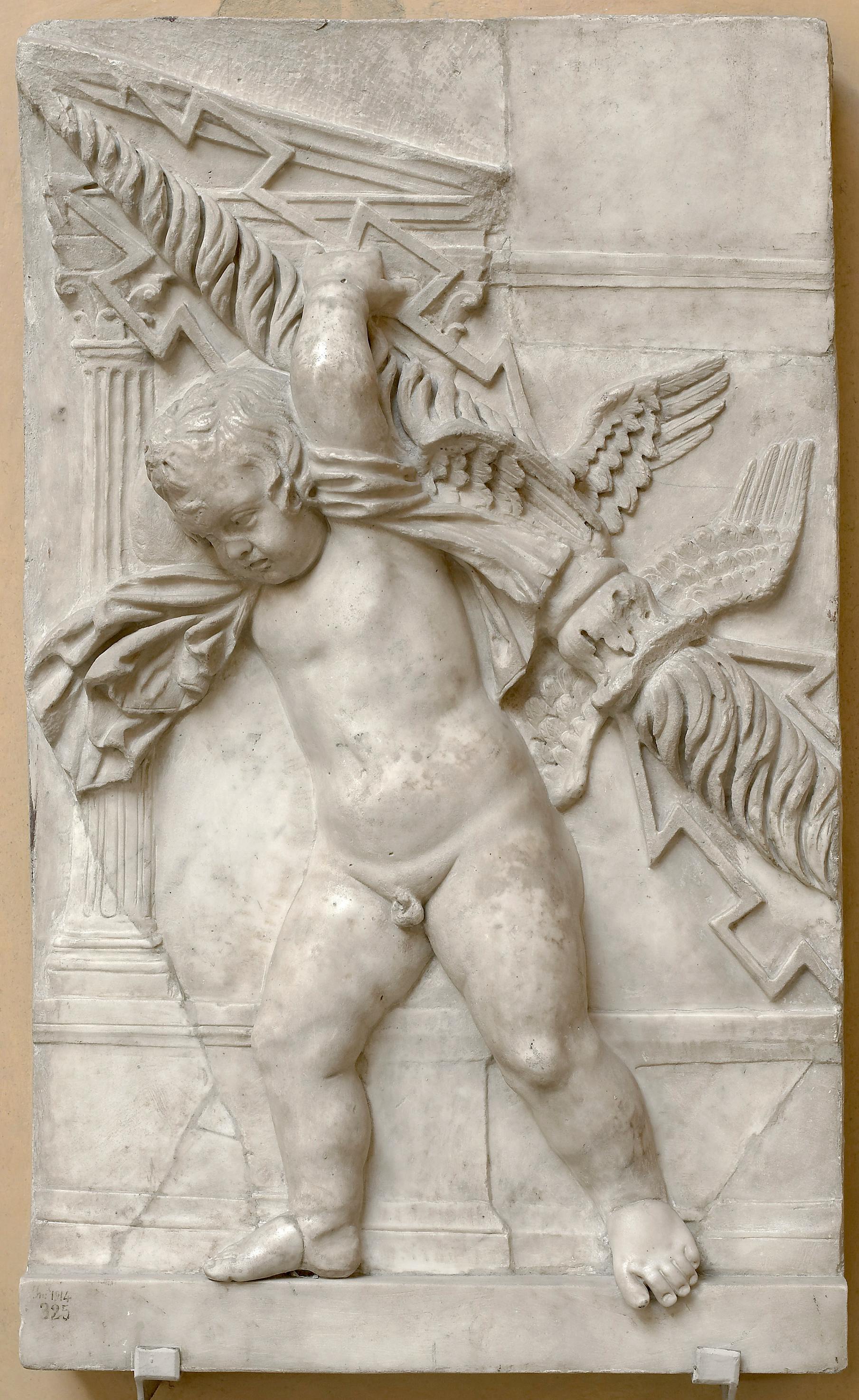 Putto with Lightning Bolt