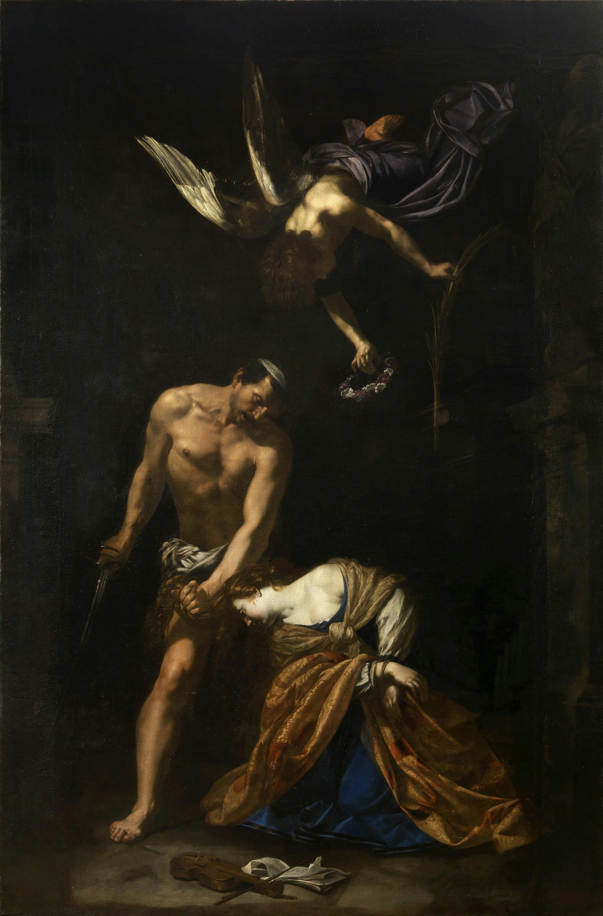 Martyrdom of St. Cecilia by Orazio Riminaldi