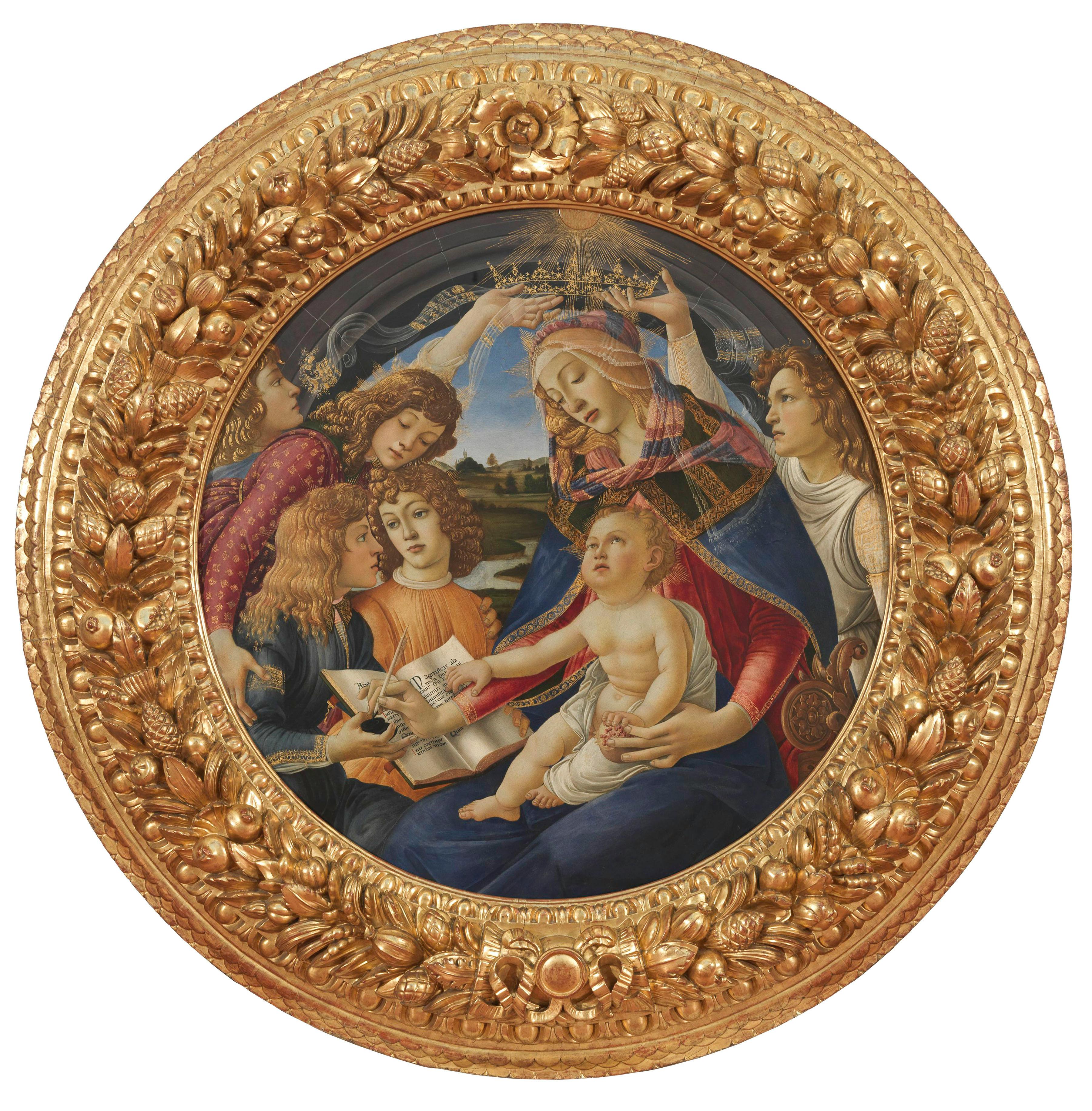 Virgin and Child, and Angels (Madonna of the Magnificat)