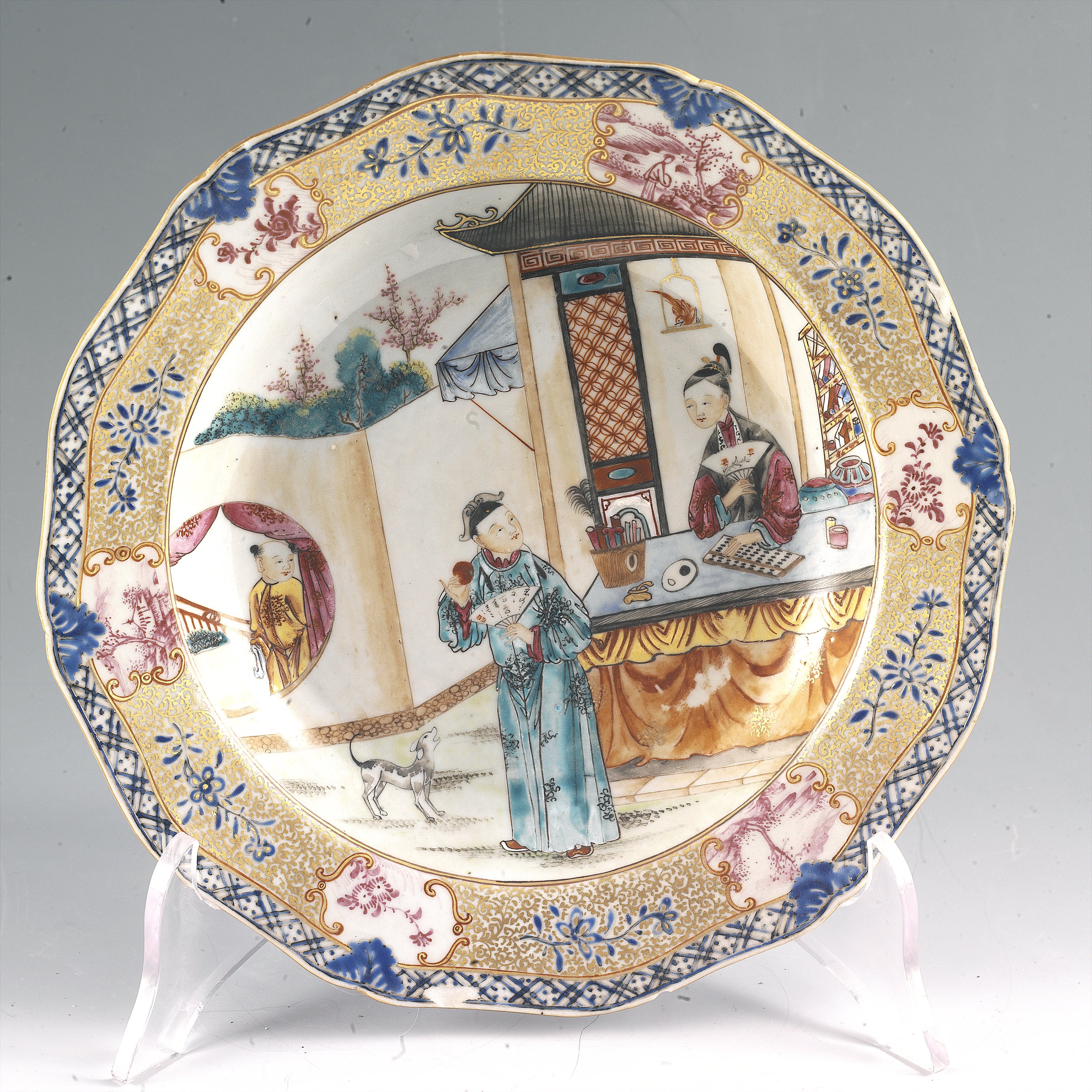 Chinese deals porcelain plate
