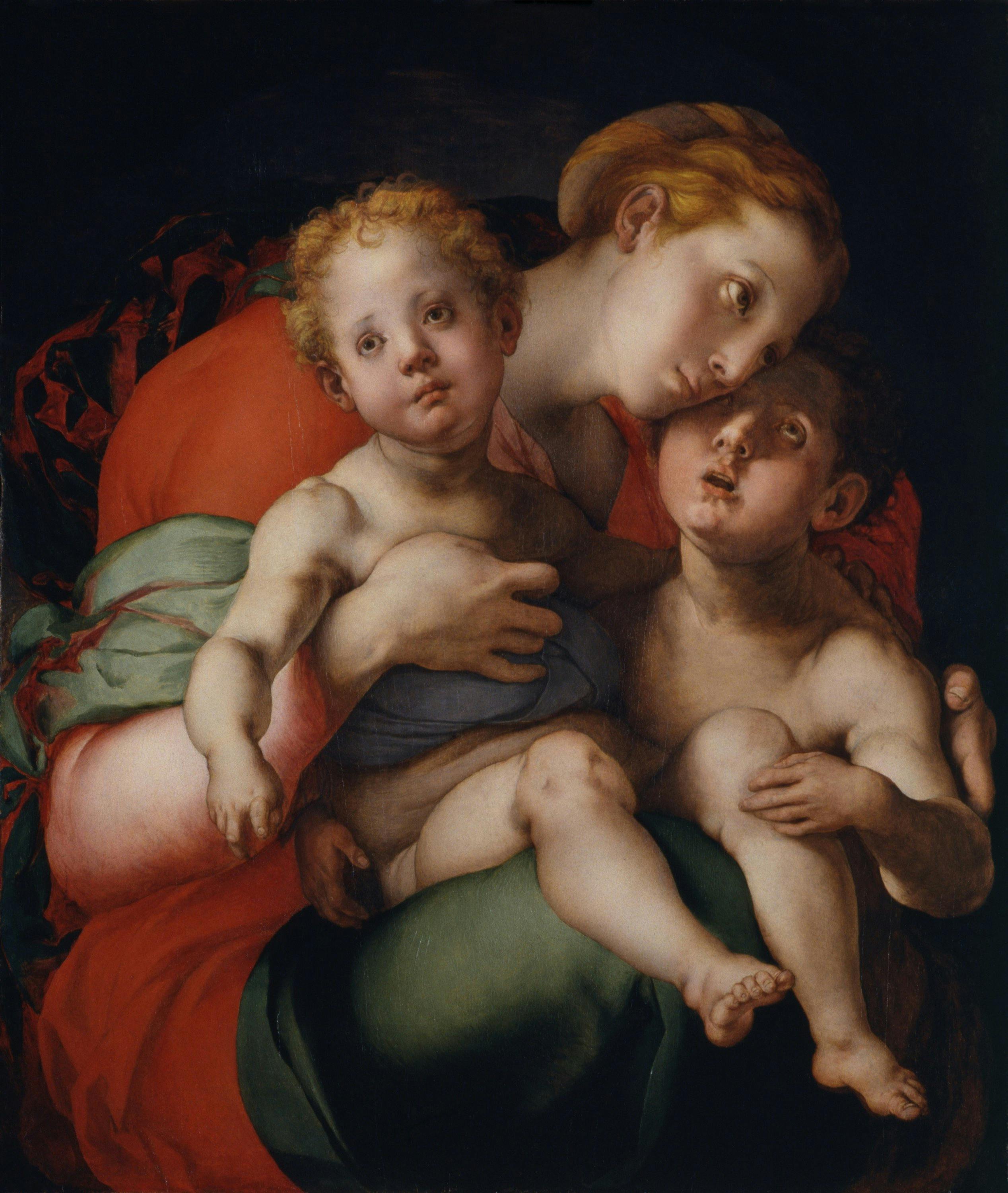 Madonna with Child and the young Saint John