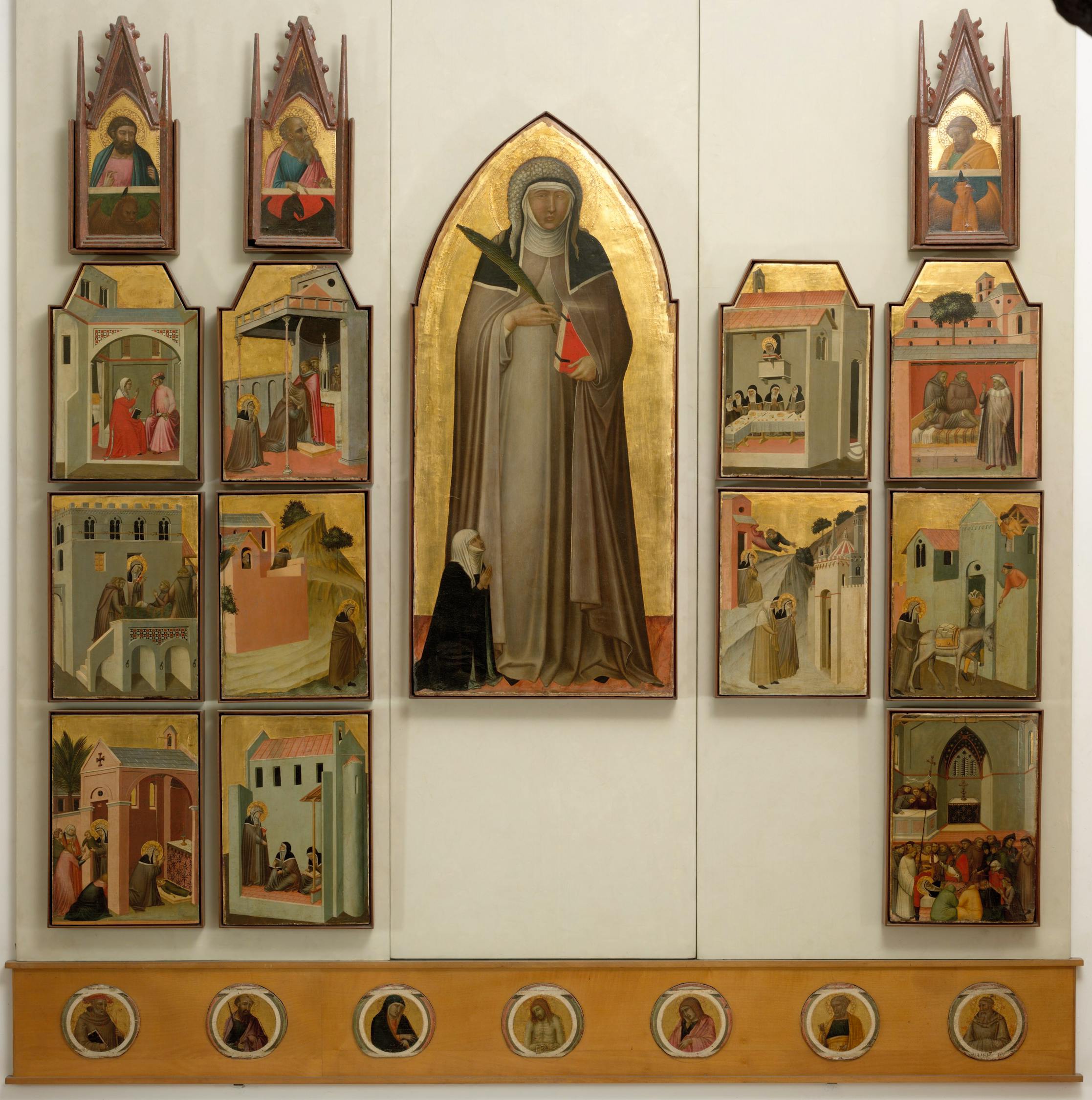 Humility Saints Saint Humility and scenes from her life | Uffizi Galleries