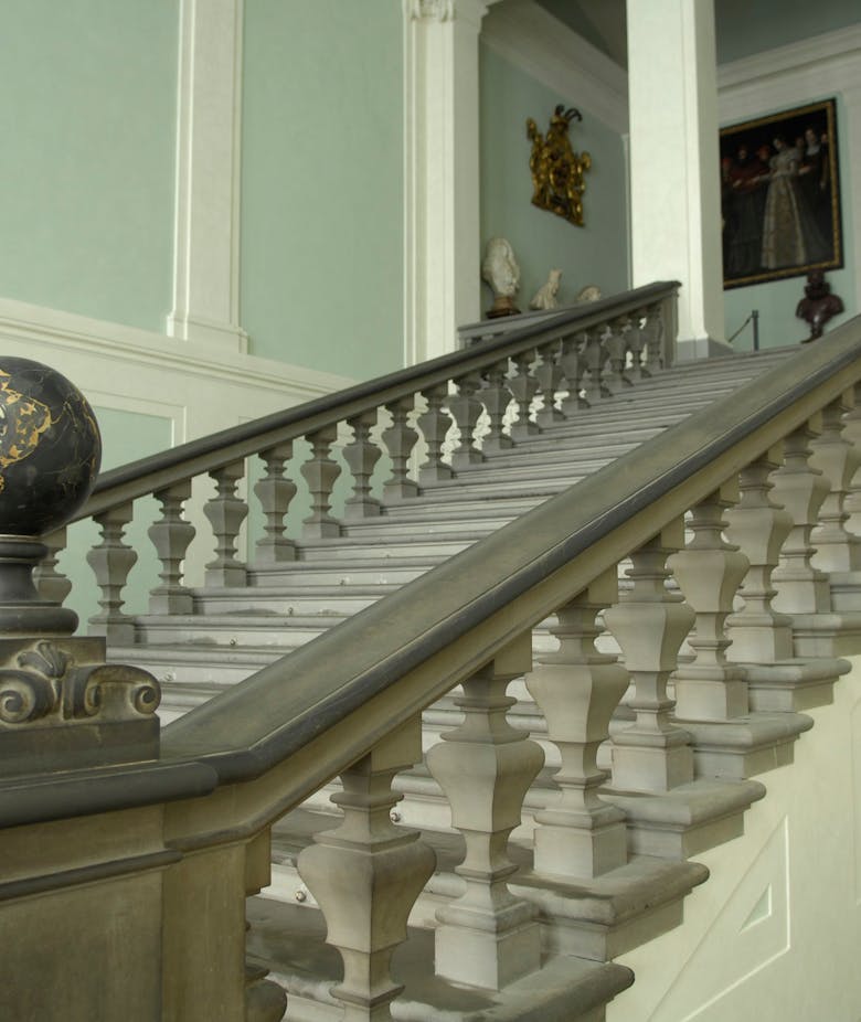 Scaloni d’ingresso alla Galleria Scaloni d’ingresso alla Galleria