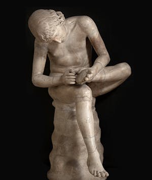 Boy with Thorn (also known as Spinario)