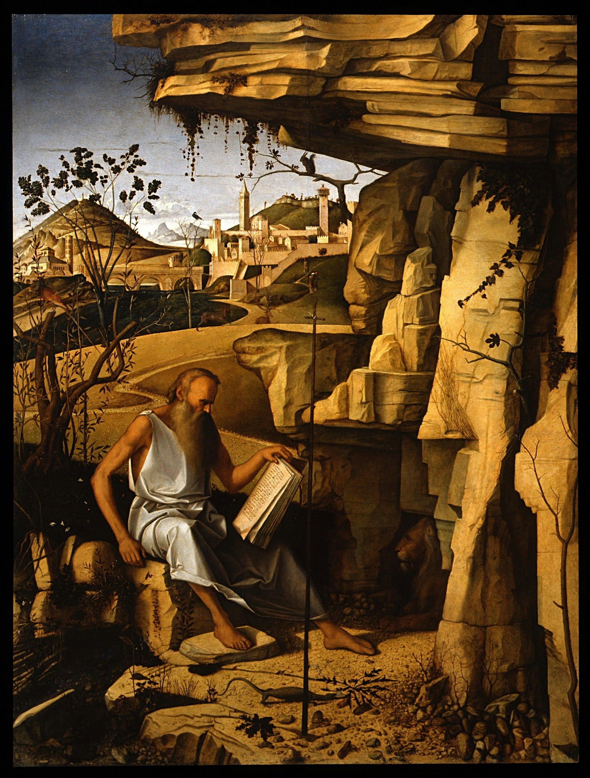 San Girolamo nel deserto Gallerie degli Uffizi