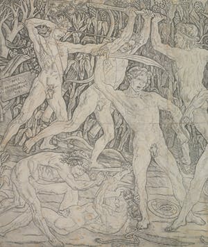 Battaglia di dieci uomini nudi