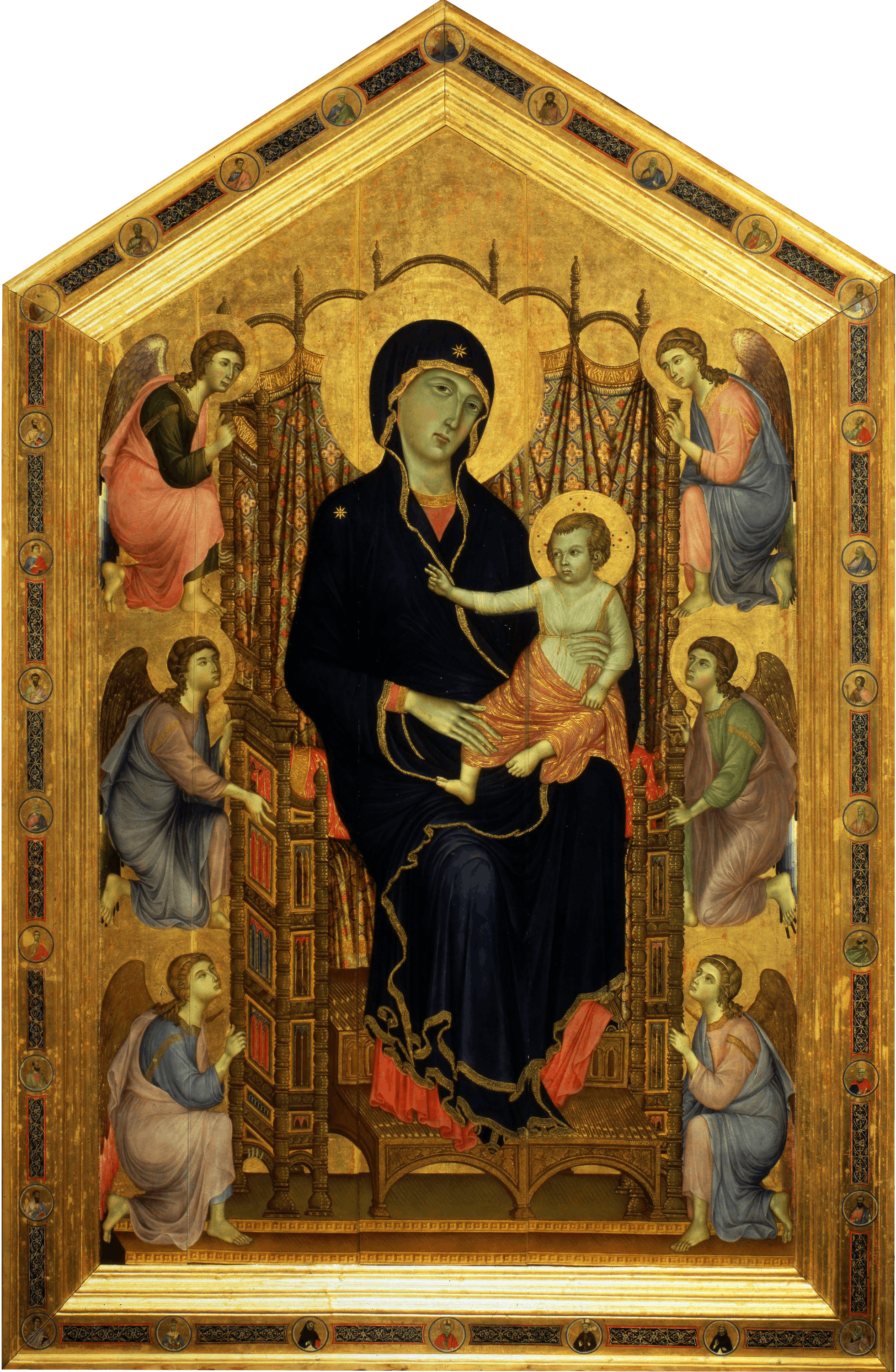 Madonna col Bambino in trono e angeli (detta Madonna Rucellai)