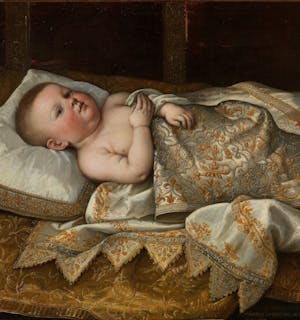 Portrait of Leopoldo de’ Medici in swaddling