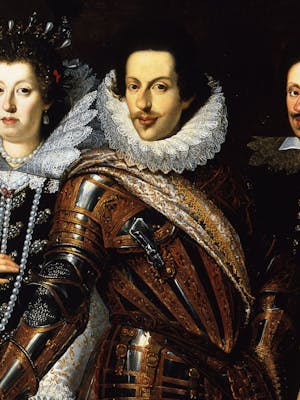 Cosimo II de’ Medici con la moglie Maria Maddalena d’Austria e il figlio Ferdinando II