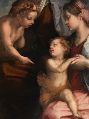 Madonna col Bambino, Santa Elisabetta e San Giovannino (Sacra Famiglia Medici)