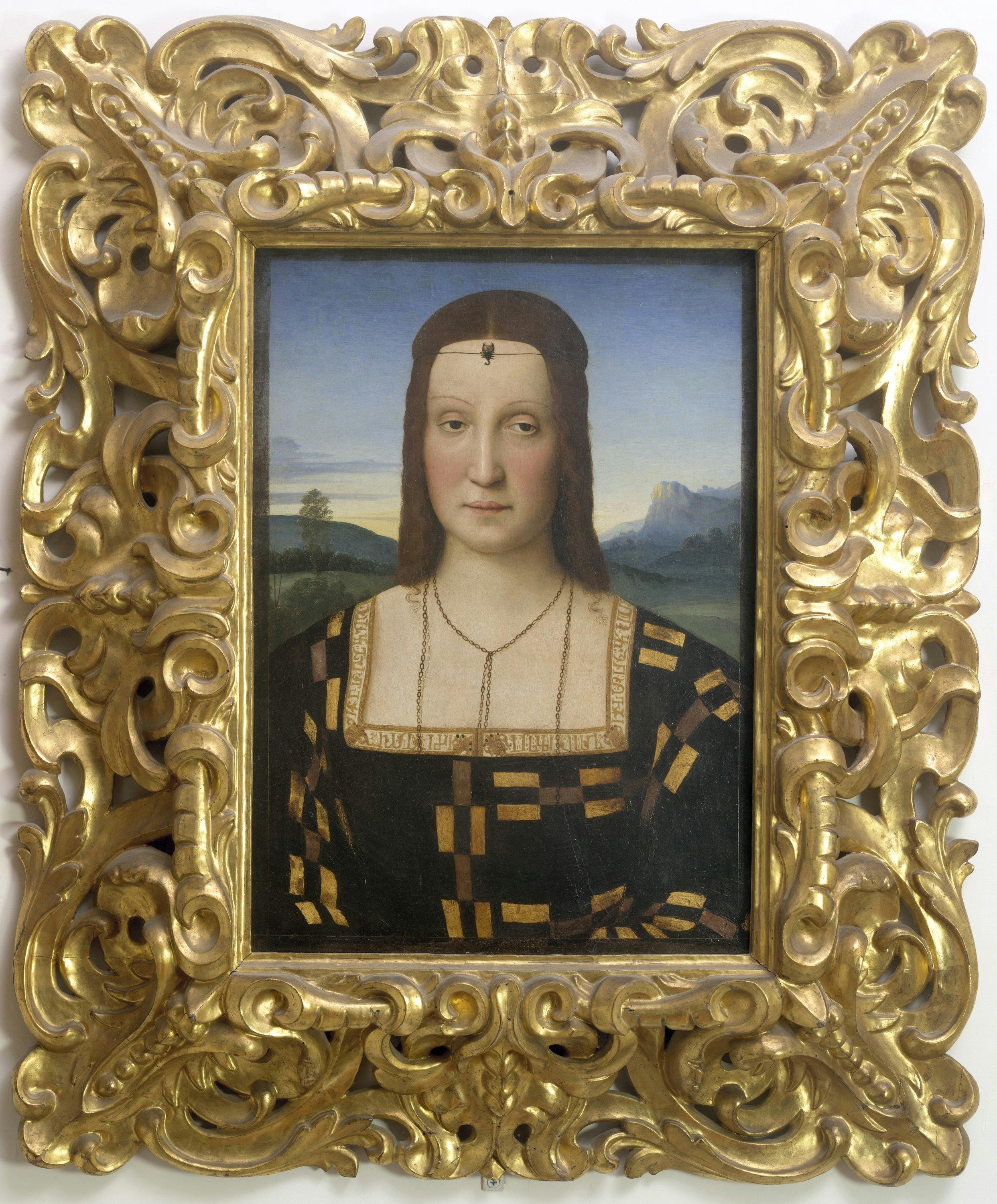 Portrait of Elisabetta Gonzaga, Duchess of Urbino