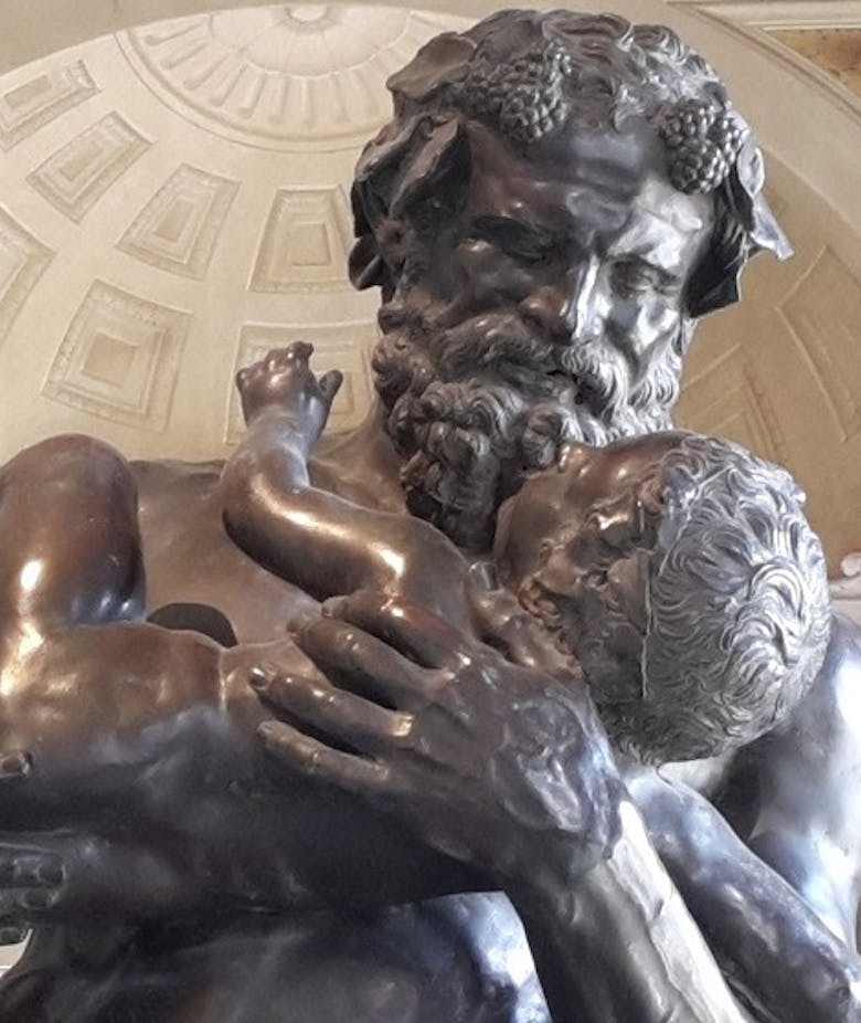 Statue with Silenus and young Bacchus Statue with Silenus and young Bacchus