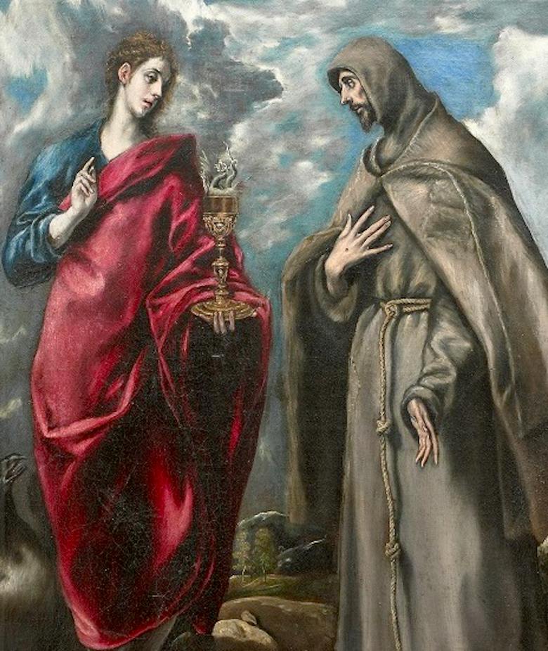 San Giovanni Evangelista e San Francesco d'Assisi San Giovanni Evangelista e San Francesco d'Assisi