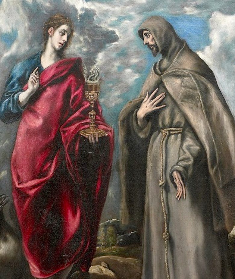 Saint John the Evangelist and Saint Francis Saint John the Evangelist and Saint Francis